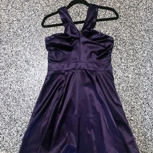 Smart Set ✦ Violet Unworn Satin Dress (size 8)